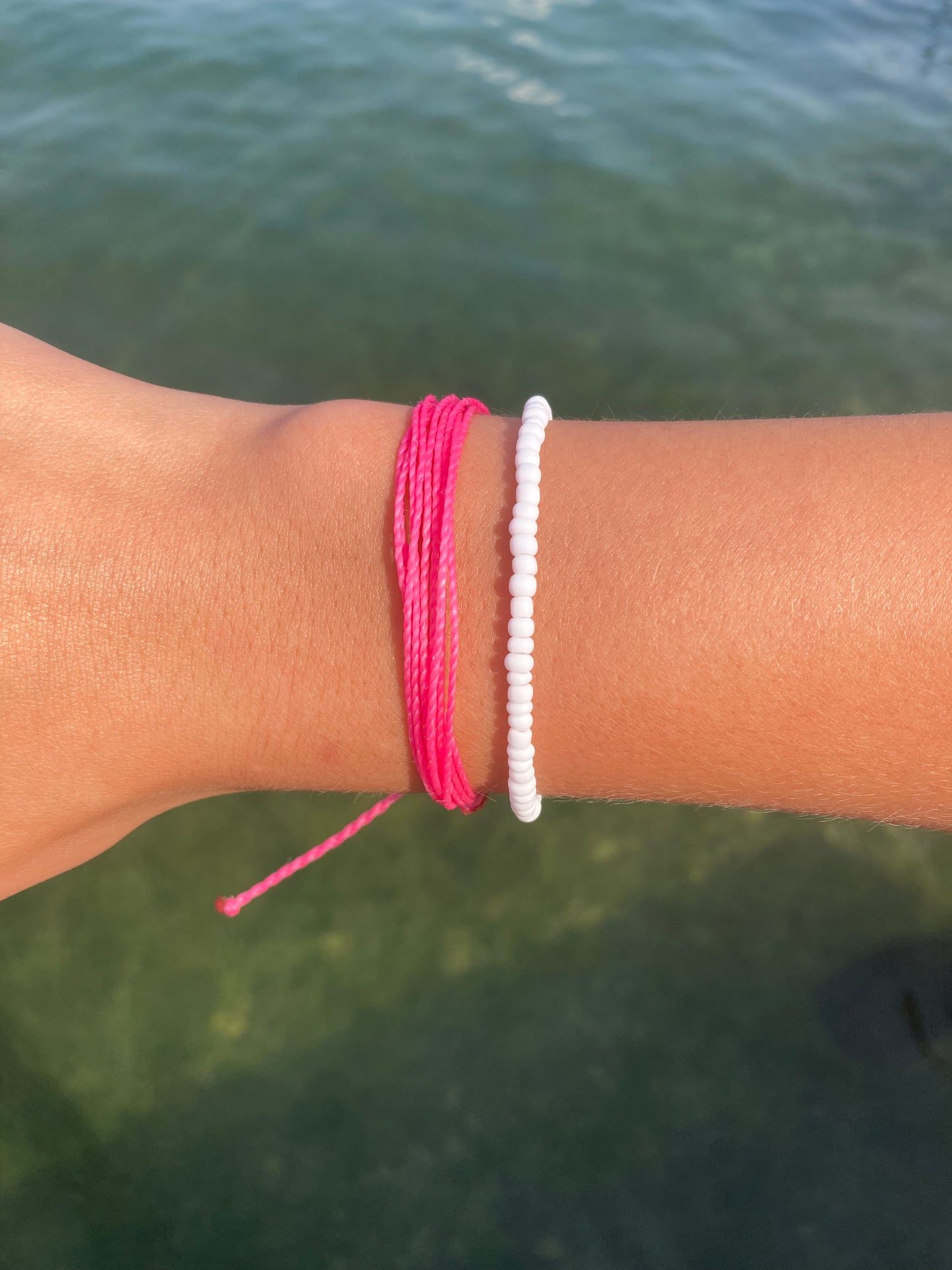 Wax Bracelet | "Hot Pink"